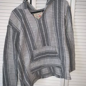 Grey surf hoodie